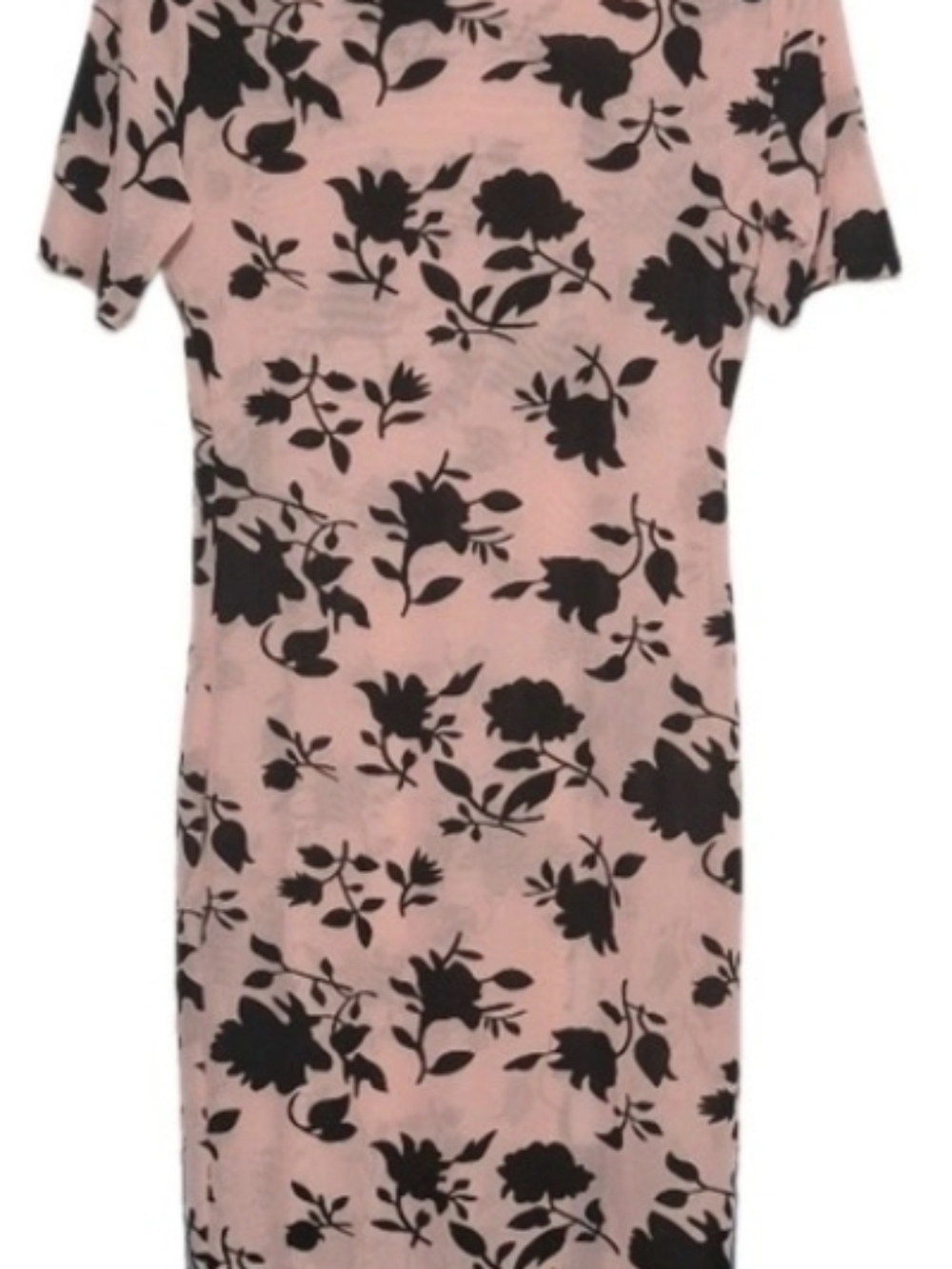 CBR Floral Maxi Dress in Pink & Black Size Medium